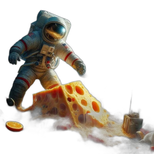 robot, food, concept art, fantasy art transparent PNG cut-out