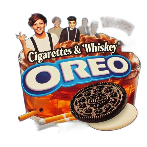 food, photorealistic, oreo, cookies transparent PNG cut-out