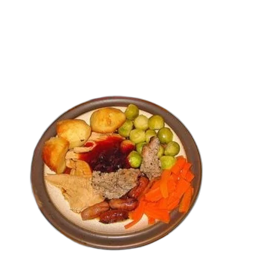 food, earth tones, plate, carrots transparent PNG cut-out