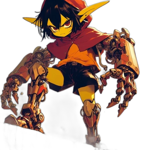 robot, weapon, mask, creature transparent PNG cut-out