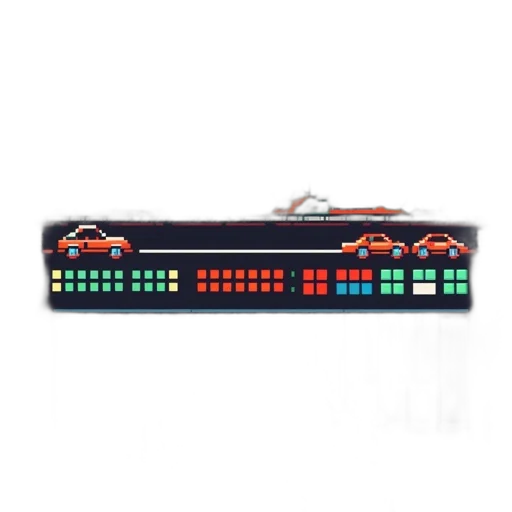 jewelry, 3d render, night, pixelated transparent PNG cut-out
