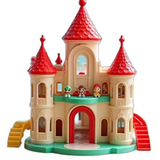 building, crown, 3d render, concept art transparent PNG cut-out