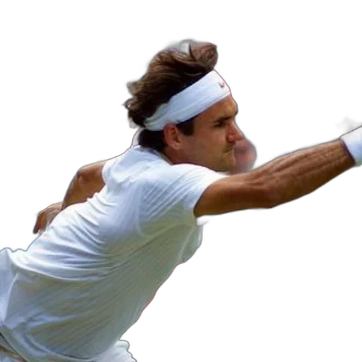 hair, tennis, player, action transparent PNG cut-out