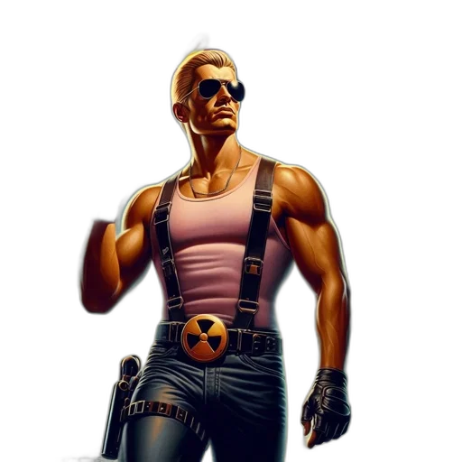 jacket, weapon, concept art, cyberpunk transparent PNG cut-out