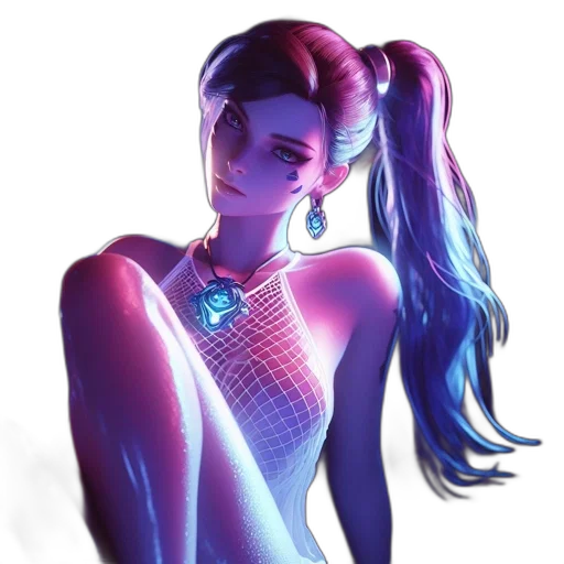 jewelry, dress, hair, robot transparent PNG cut-out