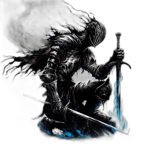 sword, dragon, staff, creature transparent PNG cut-out