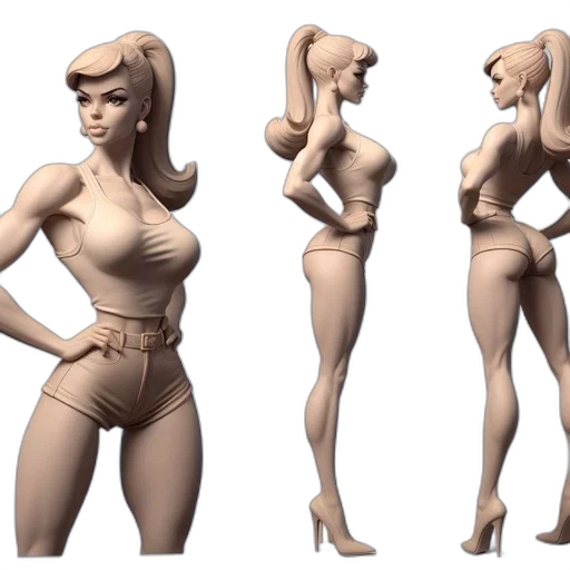 concept art, 3d render, comic book art, fantasy art transparent PNG cut-out