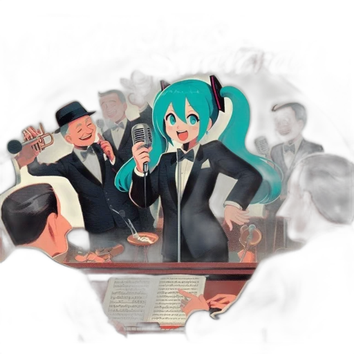 staff, hat, robot, anime transparent PNG cut-out