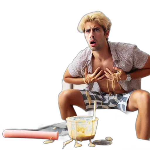 food, furniture, staff, hair transparent PNG cut-out