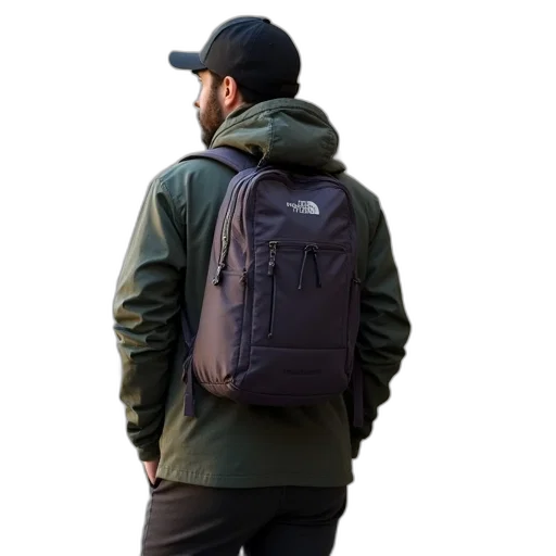 jacket, dark, north, face transparent PNG cut-out