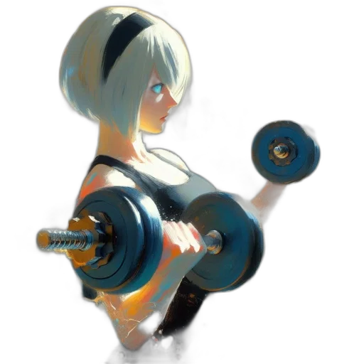 weapon, robot, sword, staff transparent PNG cut-out