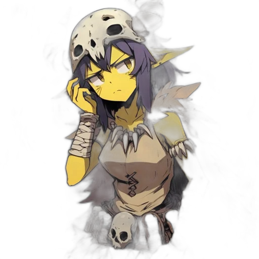 mask, staff, weapon, creature transparent PNG cut-out