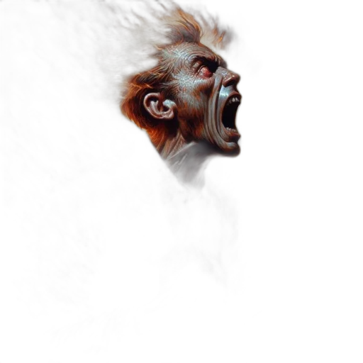 face, hair, creature, animal transparent PNG cut-out