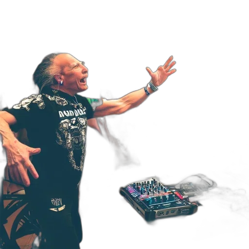 animated, individual, performs, seniors transparent PNG cut-out