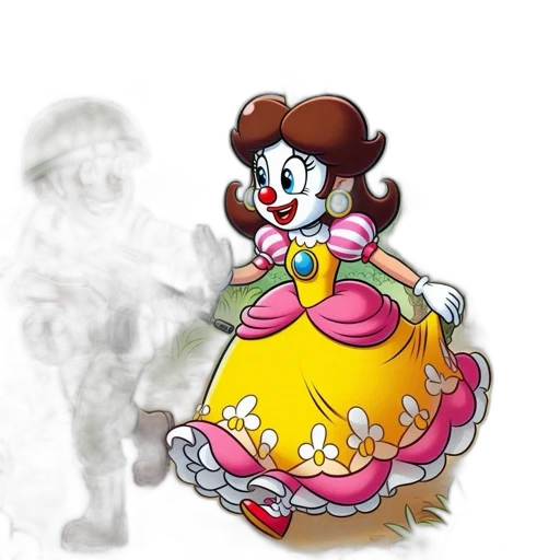 crown, dress, robot, mask transparent PNG cut-out
