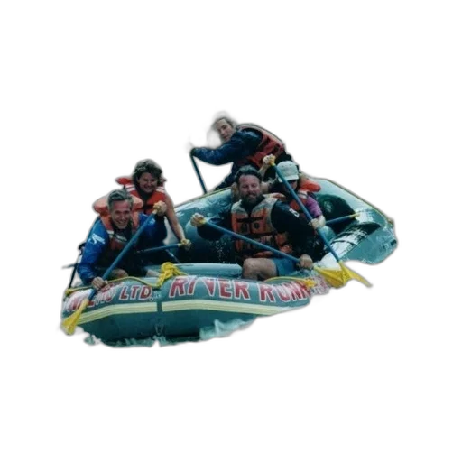 group, people, rafting, down transparent PNG cut-out