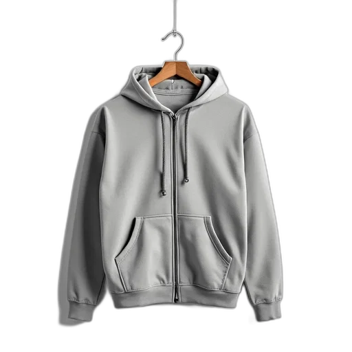 jacket, 3d render, monochrome, plain transparent PNG cut-out