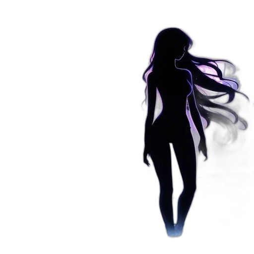 hair, dress, creature, mask transparent PNG cut-out