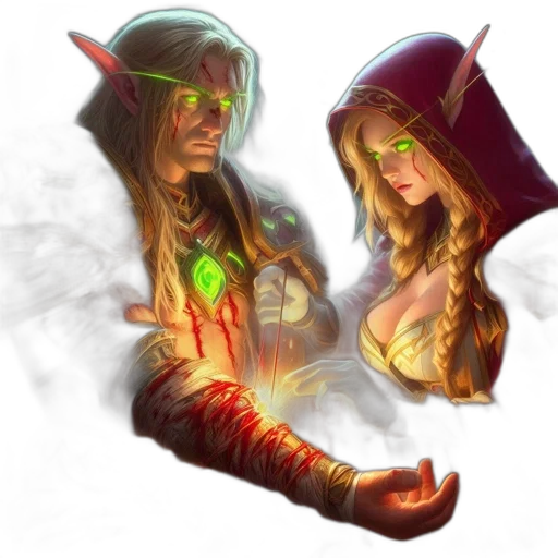 fantasy art, concept art, pixel art, comic book art transparent PNG cut-out