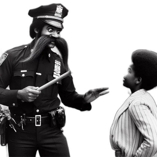 old, photo, shows, policeman transparent PNG cut-out