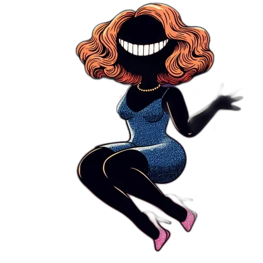 dress, mask, hair, hat transparent PNG cut-out