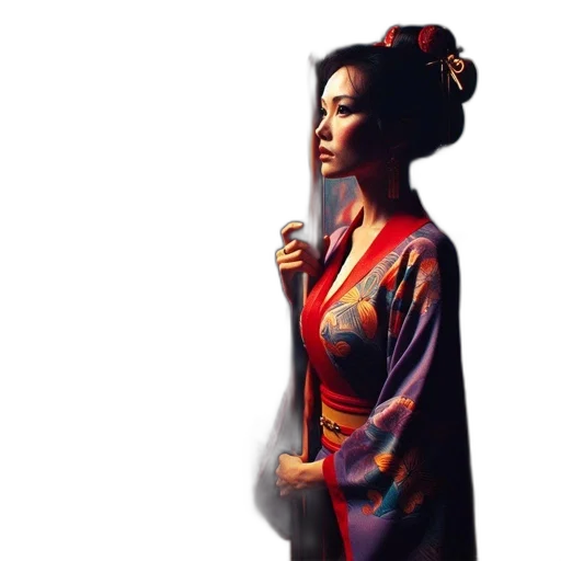 dress, staff, jewelry, umbrella transparent PNG cut-out