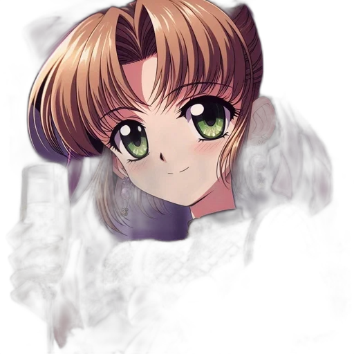 staff, face, anime, watercolor transparent PNG cut-out