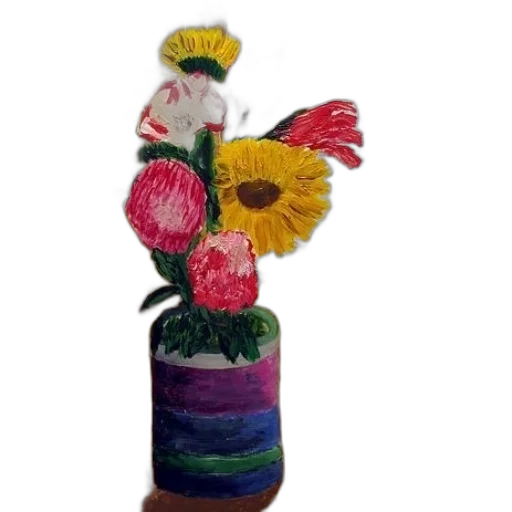 flower, hat, crown, staff transparent PNG cut-out