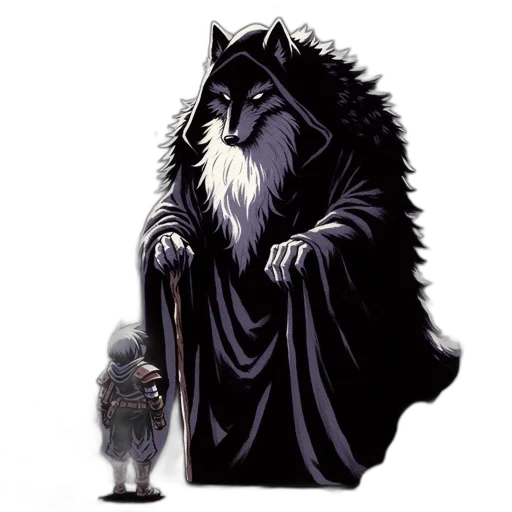 creature, staff, animal, dragon transparent PNG cut-out