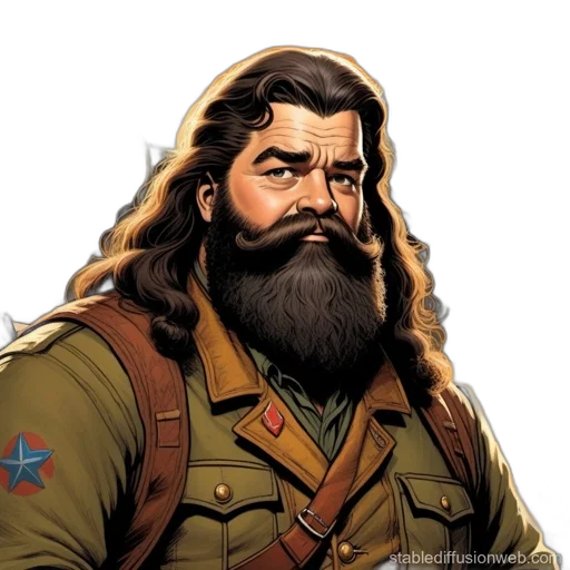 hair, comic book art, concept art, fantasy art transparent PNG cut-out
