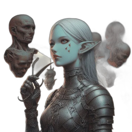 mask, face, staff, concept art transparent PNG cut-out