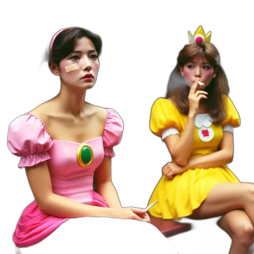 dress, crown, concept art, photorealistic transparent PNG cut-out