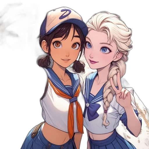staff, anime, cartoon, fantasy art transparent PNG cut-out