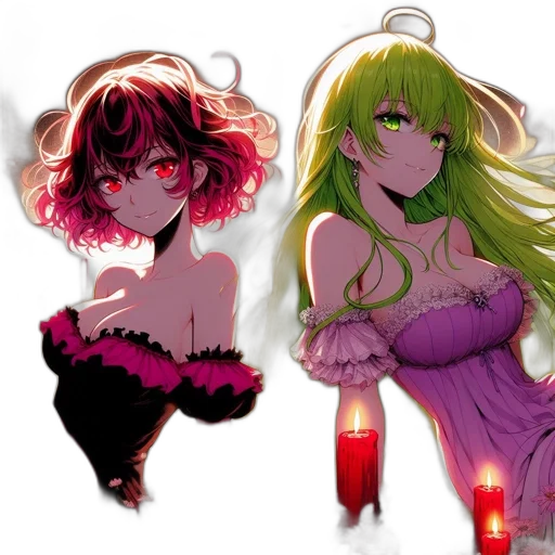 anime, concept art, pixel art, fantasy art transparent PNG cut-out