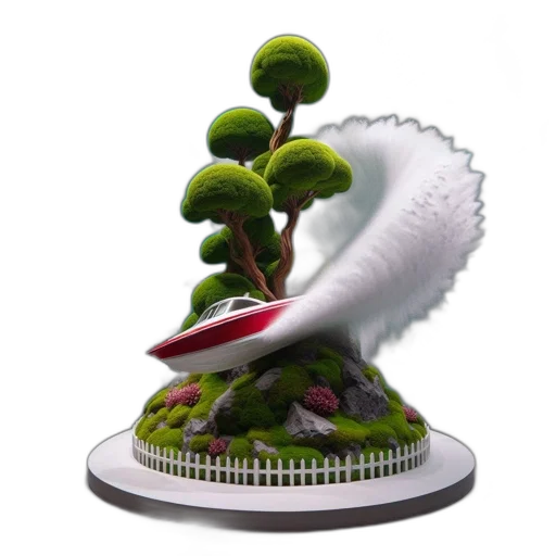 hat, crown, tree, staff transparent PNG cut-out