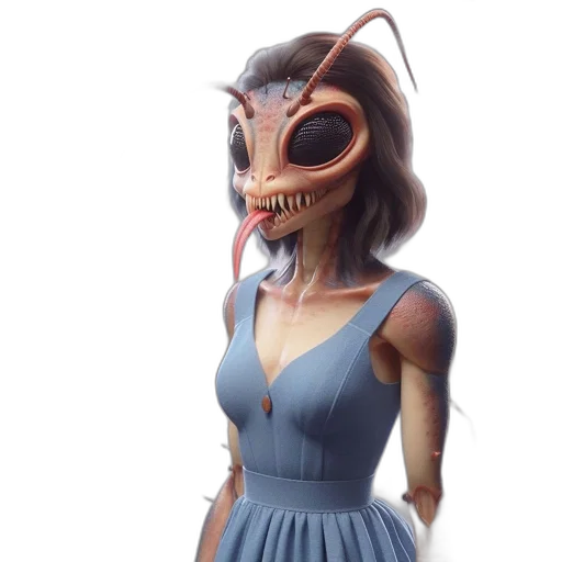 mask, creature, dress, face transparent PNG cut-out