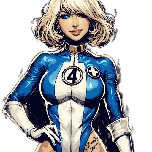 comic book art, concept art, cartoon, anime transparent PNG cut-out