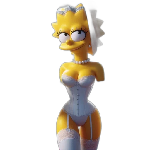 robot, dress, 3d render, concept art transparent PNG cut-out