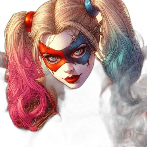 mask, comic book art, concept art, fantasy art transparent PNG cut-out