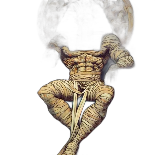 dragon, creature, staff, mask transparent PNG cut-out