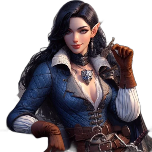 jacket, fantasy art, concept art, comic book art transparent PNG cut-out