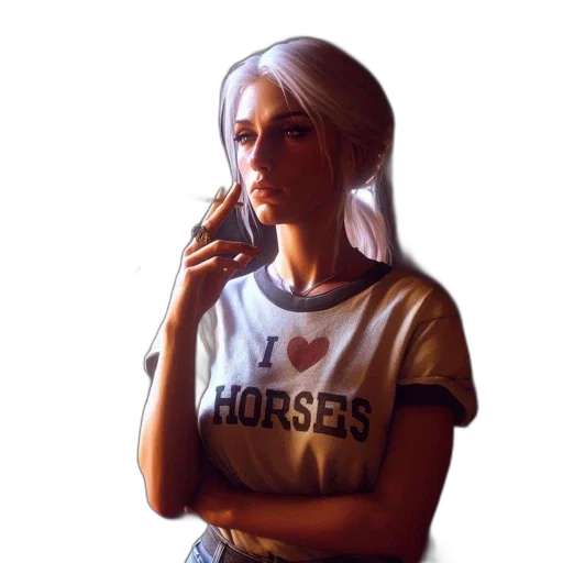 dress, face, staff, fantasy art transparent PNG cut-out