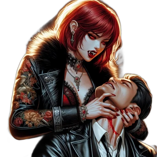 jacket, comic book art, cyberpunk, concept art transparent PNG cut-out