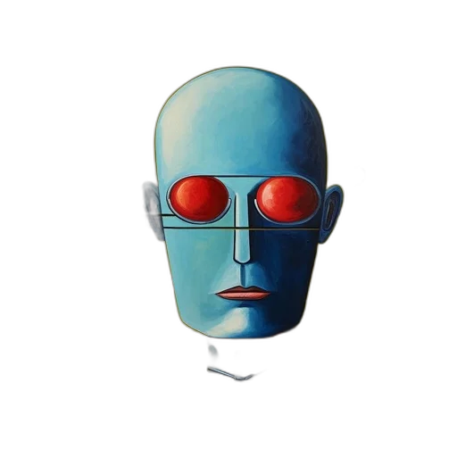 robot, mask, face, staff transparent PNG cut-out