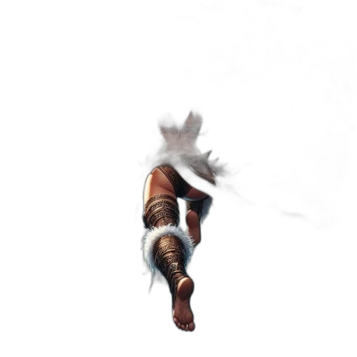 hair, dragon, creature, weapon transparent PNG cut-out