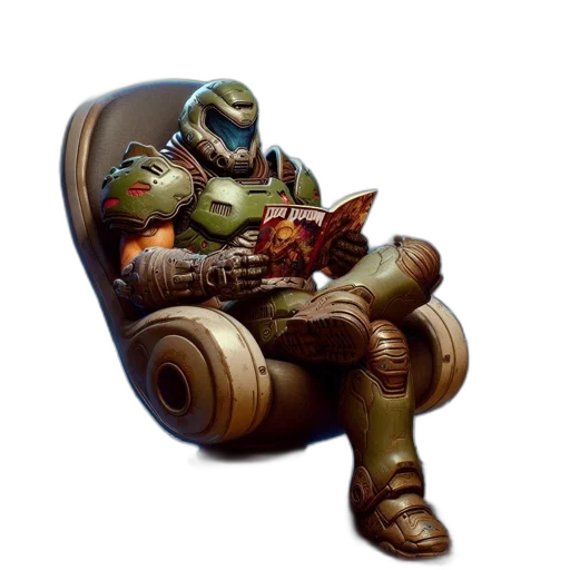 robot, weapon, furniture, car transparent PNG cut-out