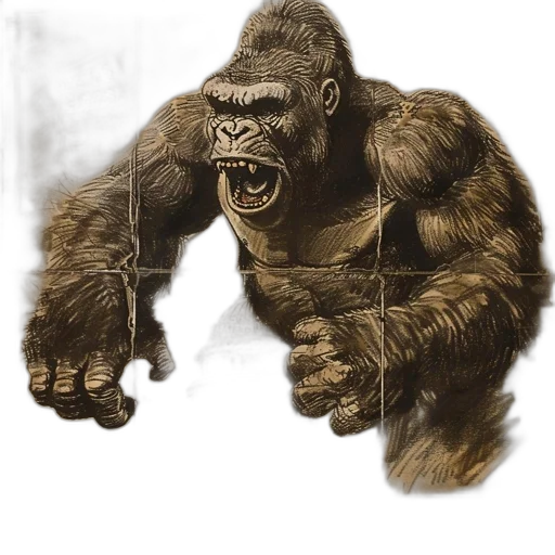 animal, creature, concept art, photorealistic transparent PNG cut-out
