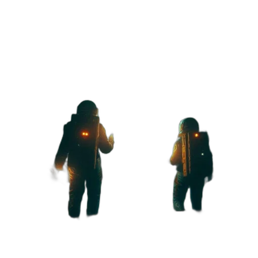 jacket, robot, mask, 3d render transparent PNG cut-out