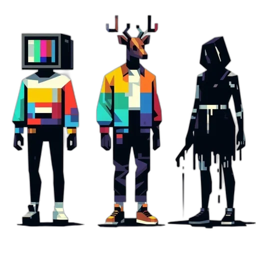 robot, jacket, mask, creature transparent PNG cut-out