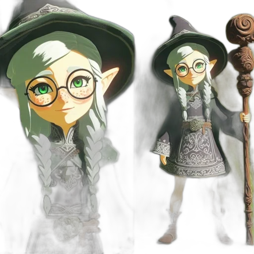 staff, fantasy art, concept art, 3d render transparent PNG cut-out